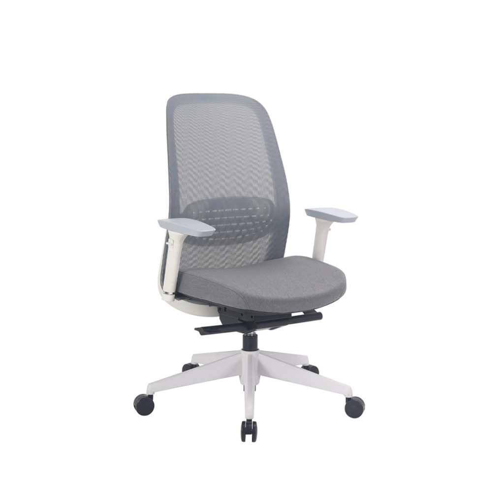 Cadeira Lumina - cinza - preto - Riccó Móveis