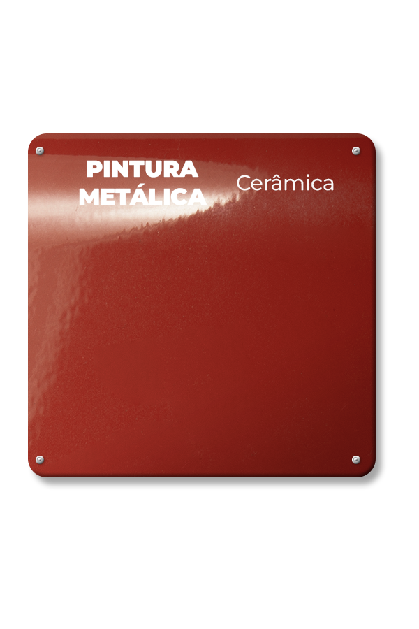 Pintura metálica – Cerâmica