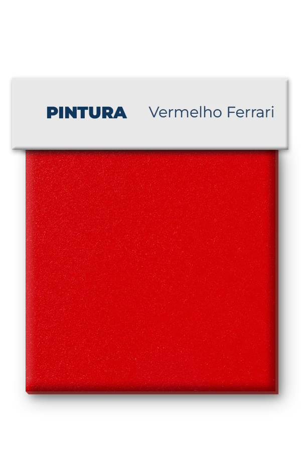 Pintura e Vidro – Vermelho Ferrari