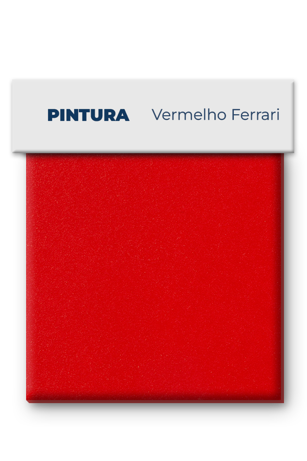 Pintura e Vidro – Vermelho Ferrari