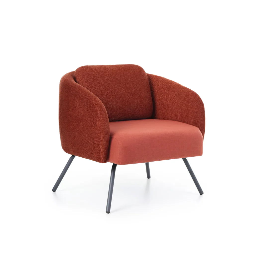 Poltrona Milo – Base metálica